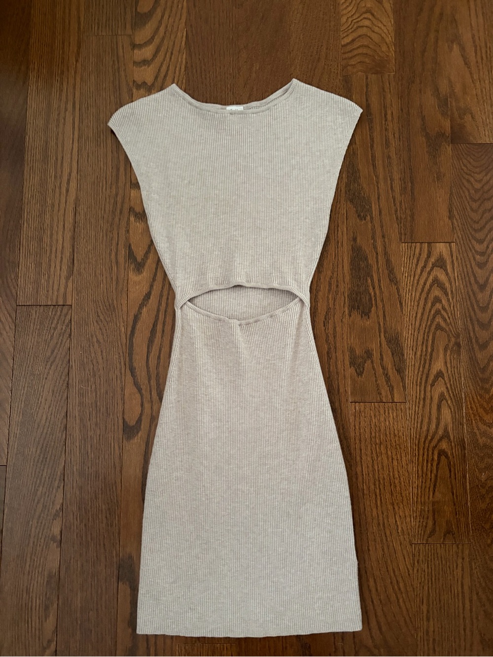 Aritzia cut out knit dress